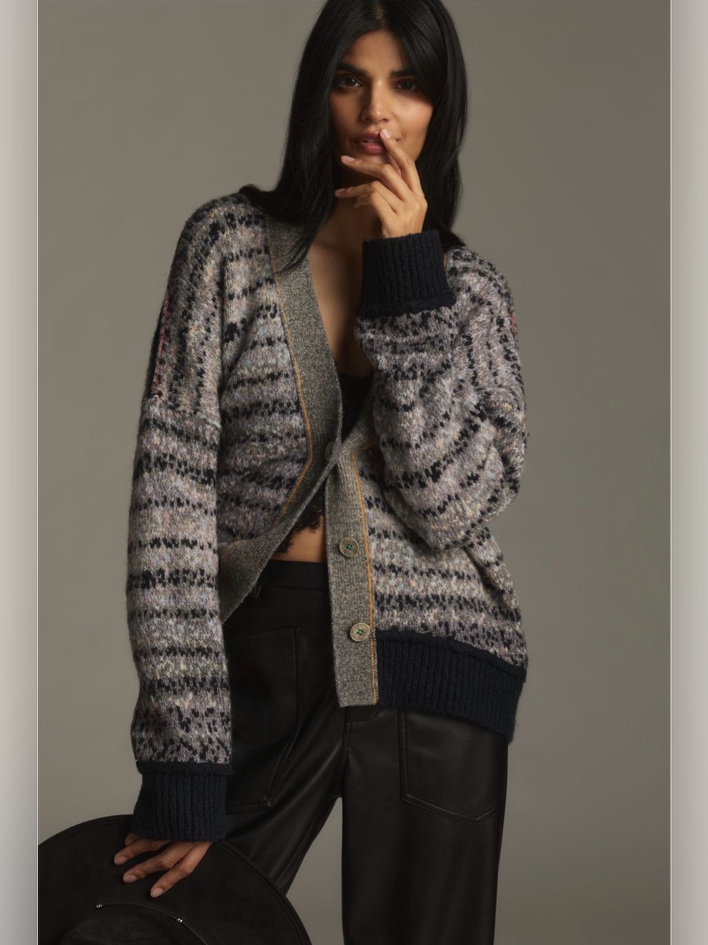 ✨Pilcro Mash Up V Neck Cardigan XXS✨